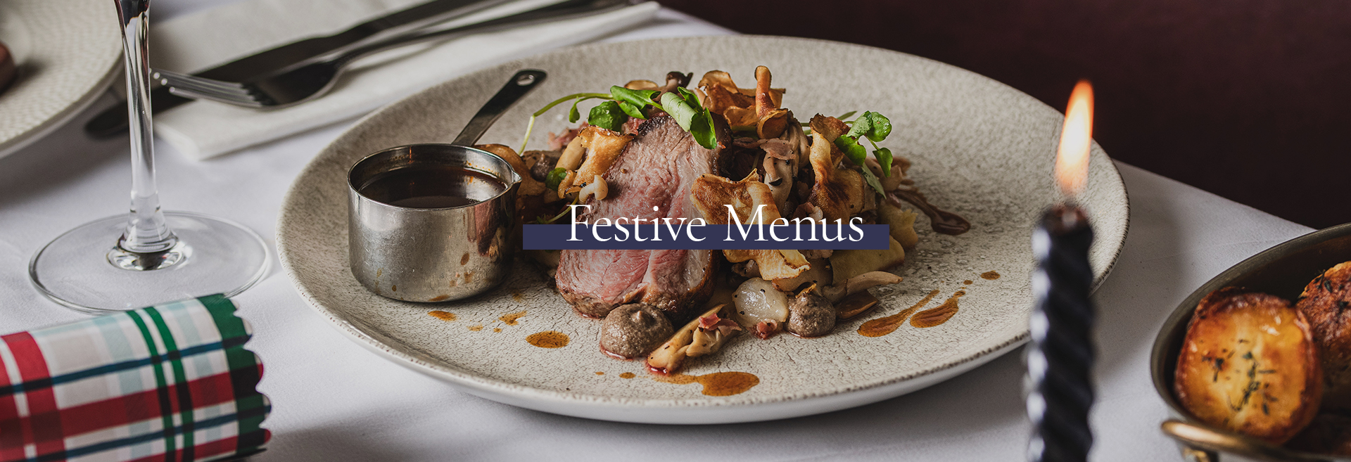 Festive Christmas Menu at The Devonshire Arms 